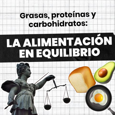 Grasas, proteínas y carbohidratos: la alimentación en equilibrio