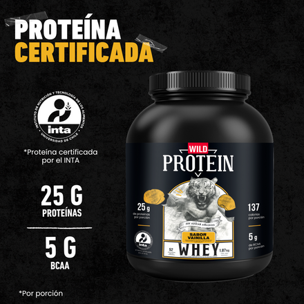 Wild Protein Whey Sabor Vainilla 1,87 kg