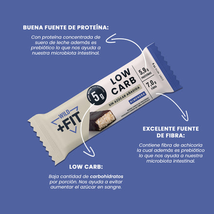 Barritas Low Carb Almendra 16u Wild Fit