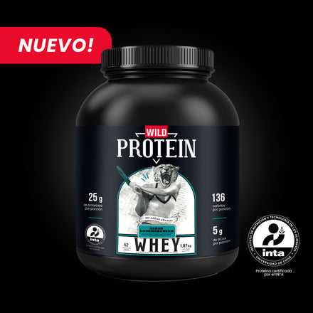 Wild Protein Whey Sabor Cookies & Cream 1,87 kg