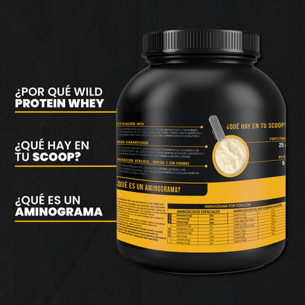 Wild Protein Whey Sabor Vainilla 1,87 kg