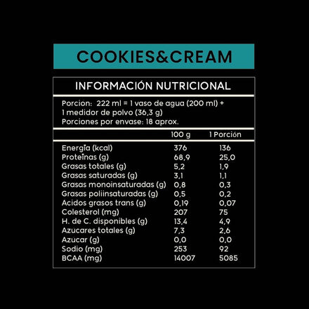 Wild Protein Whey Sabor Cookies & Cream 653 g