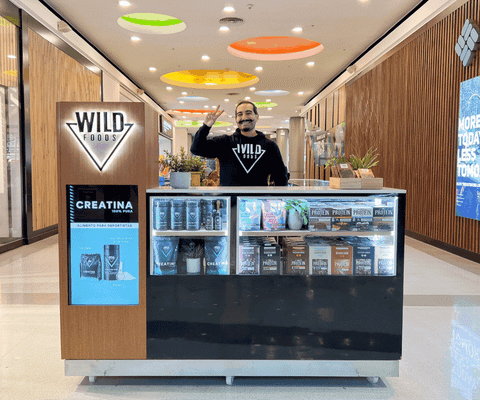 Módulo de Wild Foods en Mall Sport.