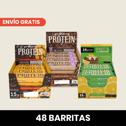Pack 3 x Barritas Wild Protein ELIGE TU SABOR