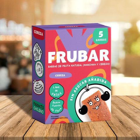 Frubar Barra de Fruta Cereza 5 unidades