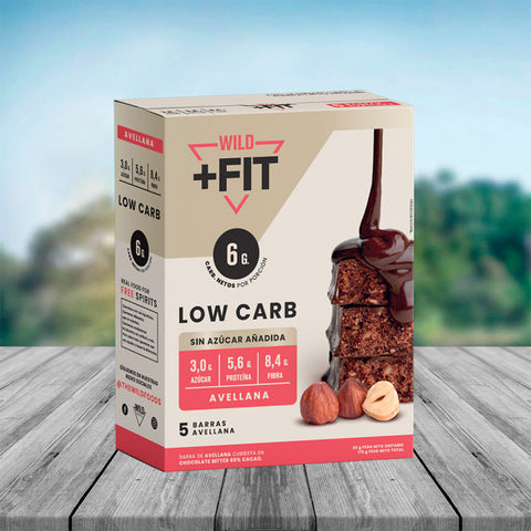 Barritas low carb avellana 5u Wild Fit