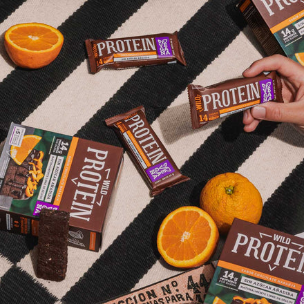 Wild Protein Vegana Chocolate Naranja 5 unidades