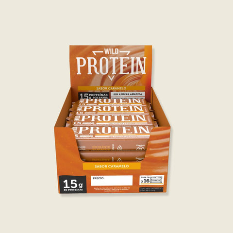 Wild Protein Caramelo 16 unidades
