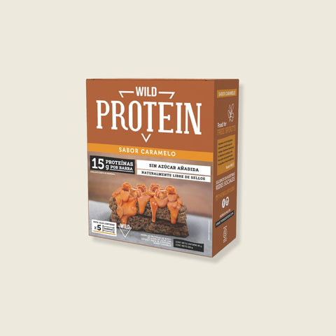 Wild Protein Caramelo 5 unidades