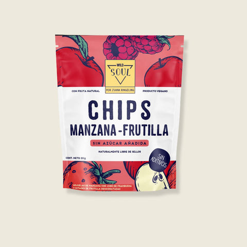 Chips Manzana Frambuesa Frutilla 20 g