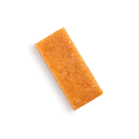 Barra de fruta de naranja platano