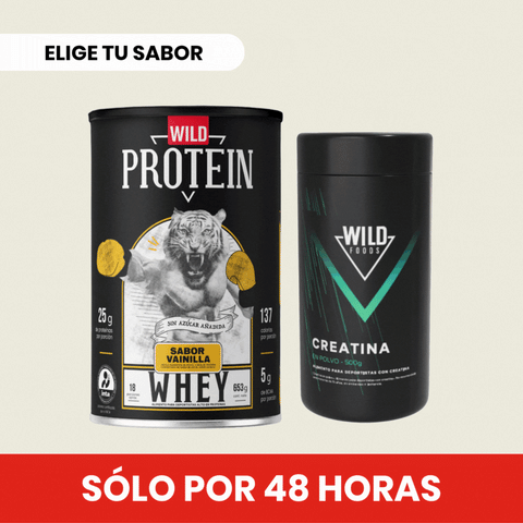 Pack Whey Protein + Creatina ELIGE TU SABOR