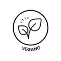 Logo que indica que el producto es vegano.