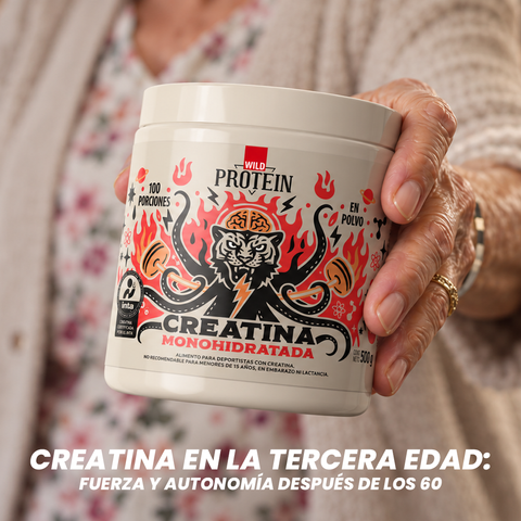 Creatina en la tercera edad: fuerza y autonomía después de los 60