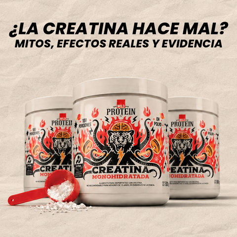 Efectos secundarios de la creatina: qué es real y qué es mito