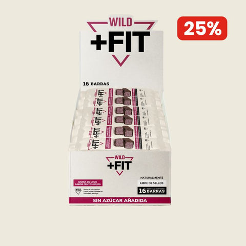 Wild Fit Coco Berries 16 unidades