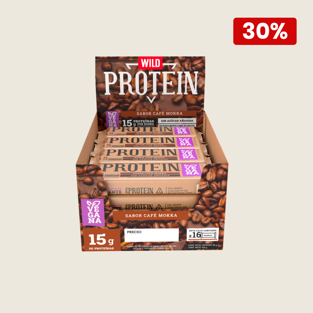 Wild Protein Vegana Mokka 16 unidades