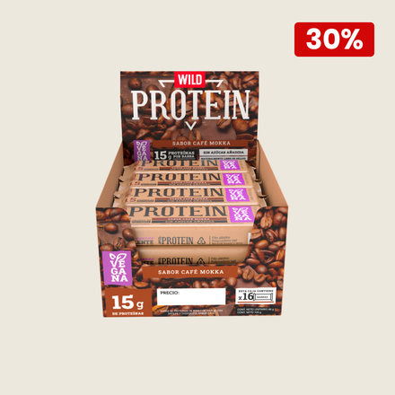 Wild Protein Vegana Mokka 16 unidades