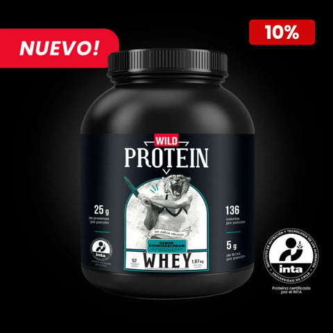 Wild Protein Whey Sabor Cookies & Cream 1,87 kg