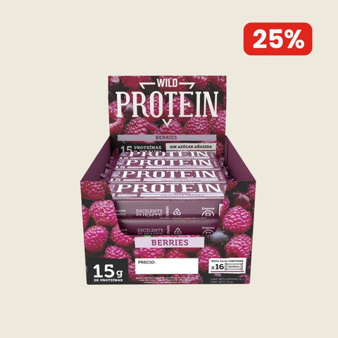 Wild Protein Berries 16 unidades