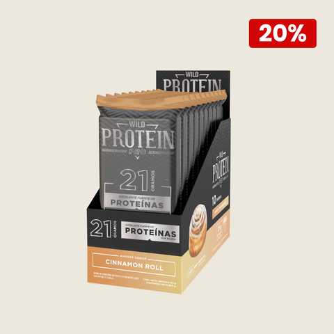 Barrita Wild Protein Pro Cinnamon Roll 10 unidades