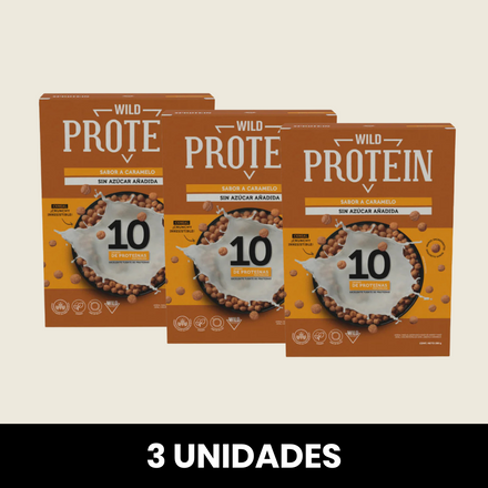 Pack Wild Protein Cereal Caramelo