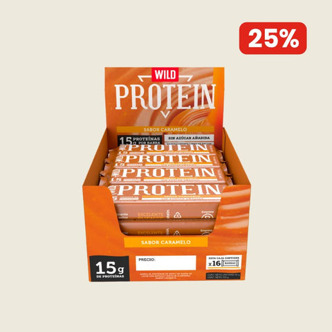 Wild Protein Caramelo 16 unidades