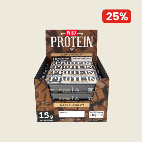 Wild Protein Chocolate 16 unidades