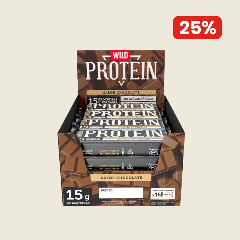 Wild Protein Chocolate 16 unidades