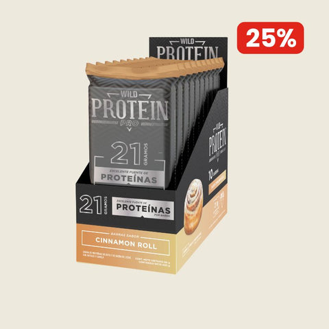 Barrita Wild Protein Pro Cinnamon Roll 10 unidades