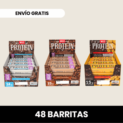 Pack 3 x Barritas Wild Protein ELIGE TU SABOR