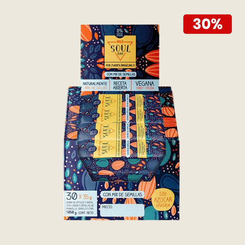 Soul Bar Semillas Ancestrales 30 unidades