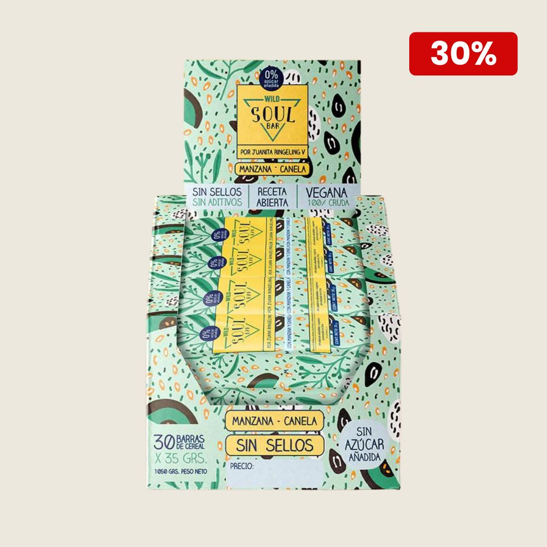 Soul Bar Manzana-Canela 30 unidades