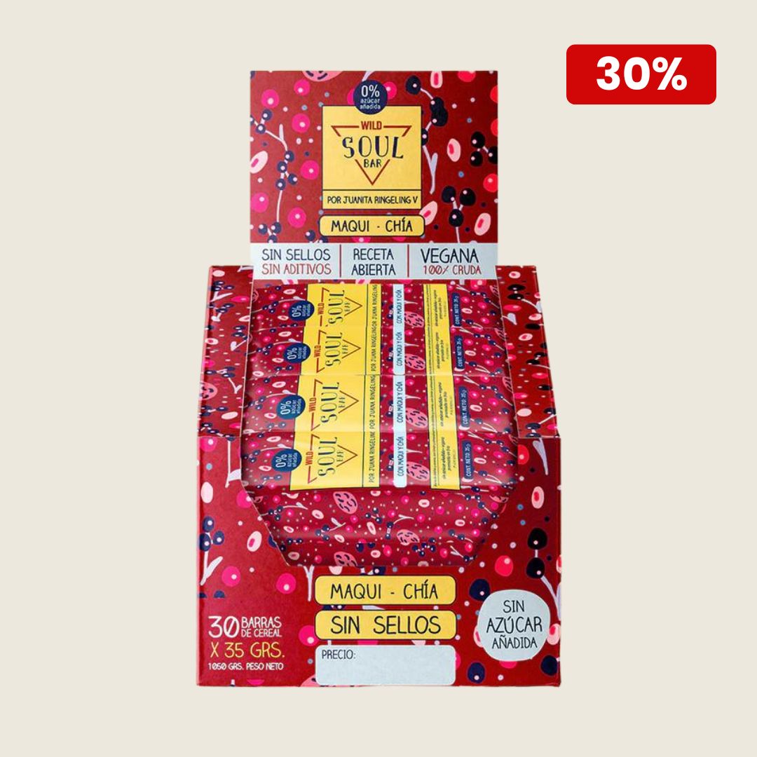 Soul Bar Maqui-Chía 30 unidades