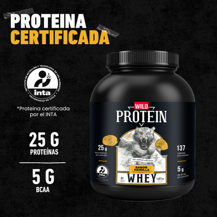 Wild Protein Whey Sabor Vainilla 1,87 kg