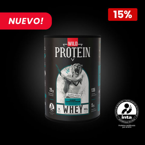 Wild Protein Whey Sabor Cookies & Cream 653 g