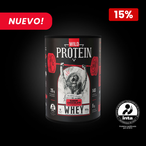 Wild Protein Whey Sabor Chocolate 653 g