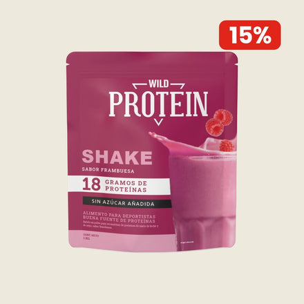 Shake en polvo sabor Frambuesa 1 kg