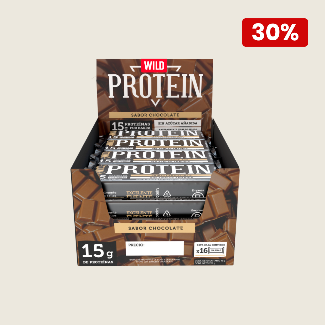 Wild Protein Chocolate 16 unidades