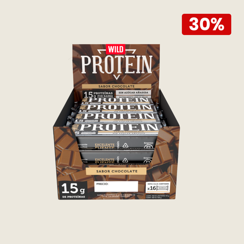 Wild Protein Chocolate 16 unidades