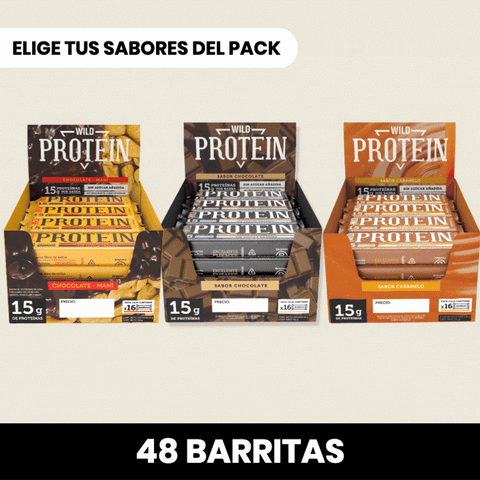 Pack 3 x Barritas Wild Protein ELIGE TU SABOR