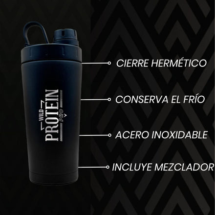 Shaker Negro Wild Protein Pro (600 ml)