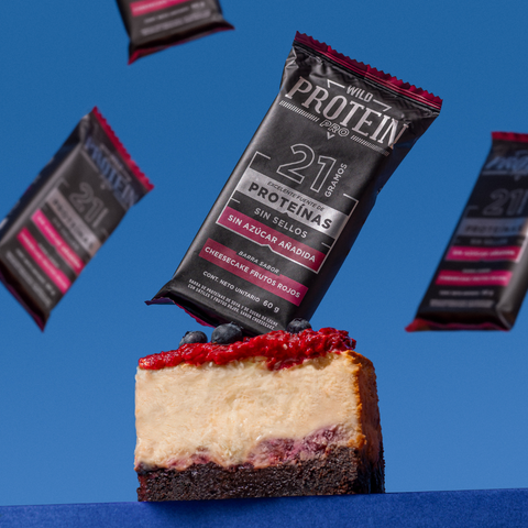 Barrita Wild Protein Pro Berries Cheesecake 4 unidades