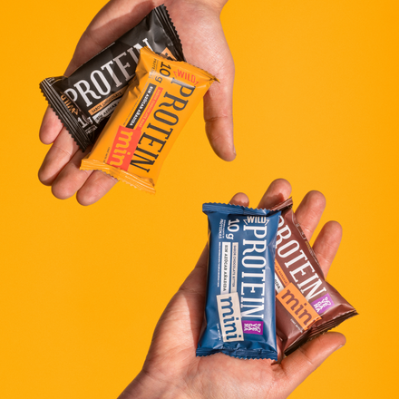 Wild Protein Mini Vegana Chocolate Naranja 24 unidades