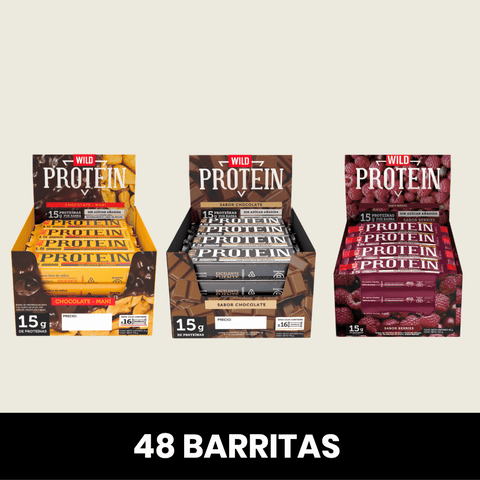Pack 3 x Barritas Wild Protein ELIGE TU SABOR