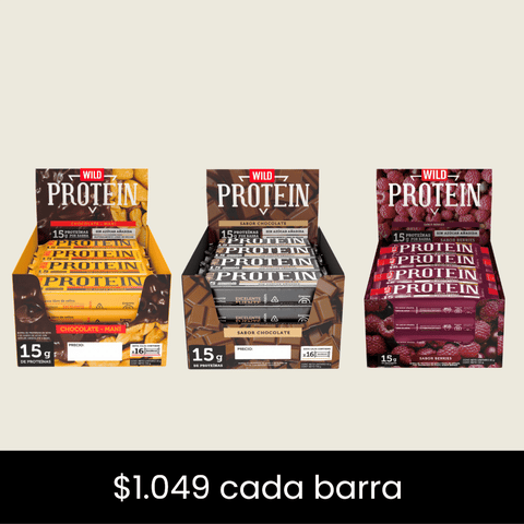 Pack x 48 Barritas Wild Protein ELIGE TU SABOR