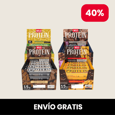 Pack x 64 Barritas Wild Protein ELIGE TU SABOR