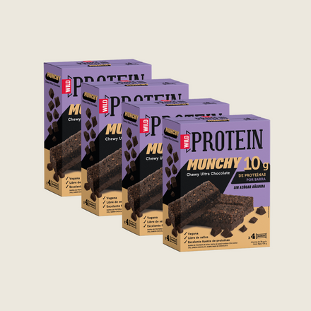 Pack x 4 Barritas Munchy Ultra Chocolate - 4 unidades