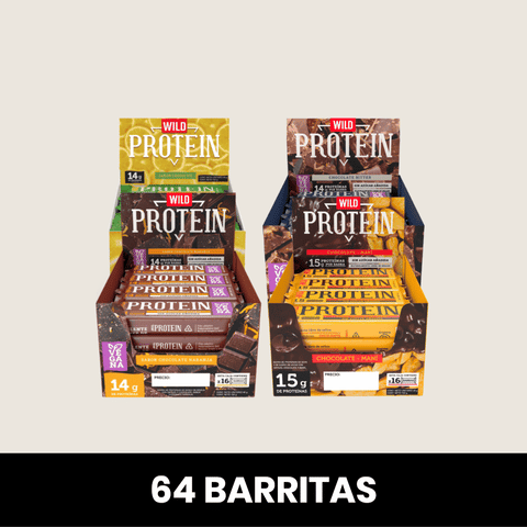 Pack 4 x Barritas Wild Protein ELIGE TU SABOR