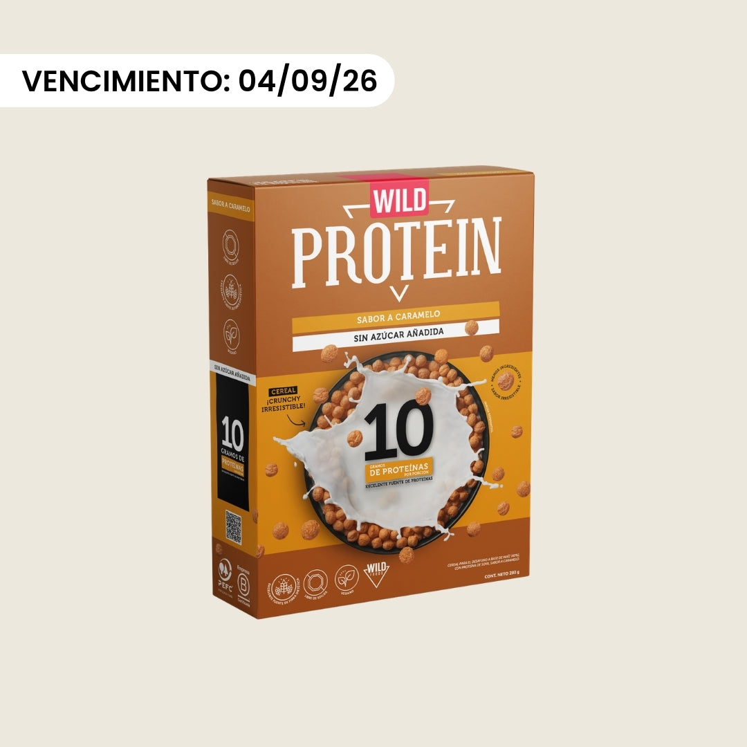 Wild Protein Cereal Caramelo (Corta VU)